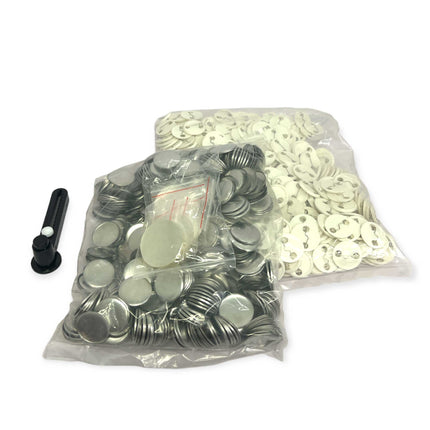 500x Button Badges 32mm - Craft DIY Hobby Accessory Making.