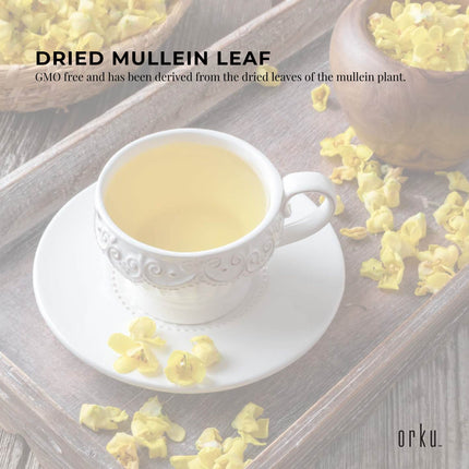 50g Organic Mullein Leaf - Dried Herbal Verbascum Thapsis.