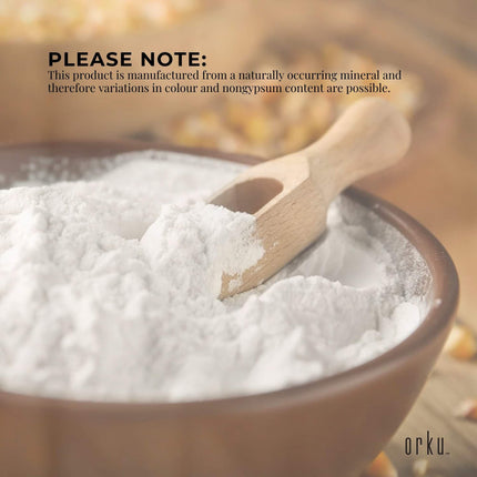 5Kg Calcium Sulphate Gypsum Powder Bucket-  Food Grade Hydrous Sulfate.