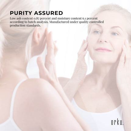 Orku 1Kg Bovine Collagen Peptides Powder Hydrolysed Protein Unflavoured.