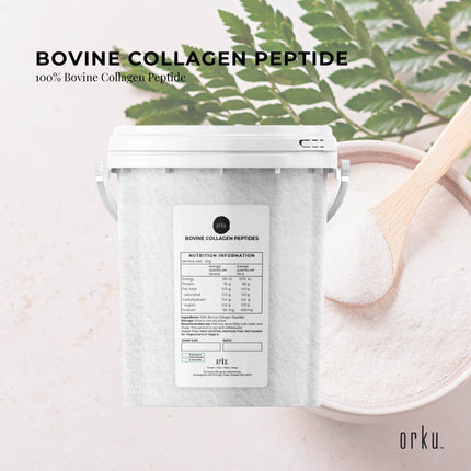 Orku 600g Bovine Collagen Peptides Powder Tub Hydrolysed Protein.