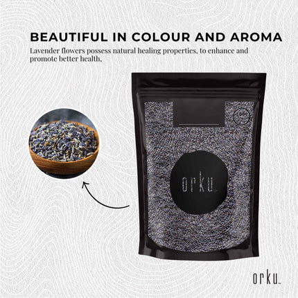 25g Organic Lavender Flower - Dried Fragrant Lavendula Angustifolia.