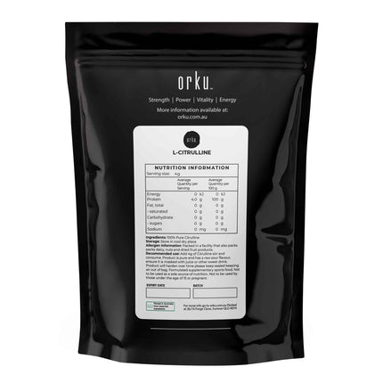 Orku 3Kg L-Citrulline Powder Buckets - 100 % Pure Food Grade Amino Acid.