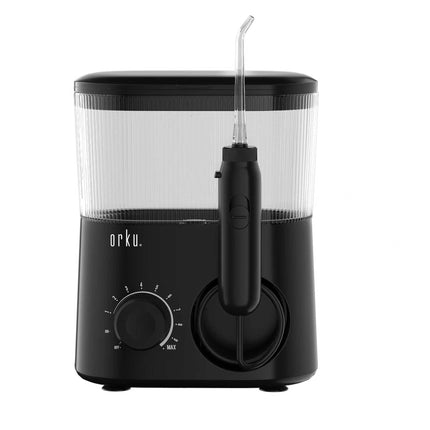 Water Jet Dental Flosser 600ml White - Electric Oral Pressure Tooth Irrigator.