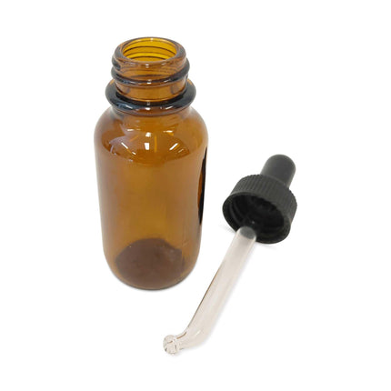 144x 25ml Amber Glass Bottles Dropper Teat Dispenser Cap Bulk Essential Oil.