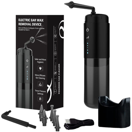 Electric Ear Wax Removal Cleaner - Portable Rechargeable Irrigator.