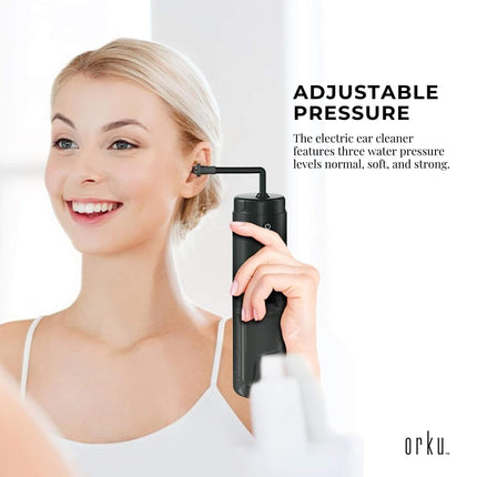 Electric Ear Wax Removal Cleaner - Portable Rechargeable Irrigator.