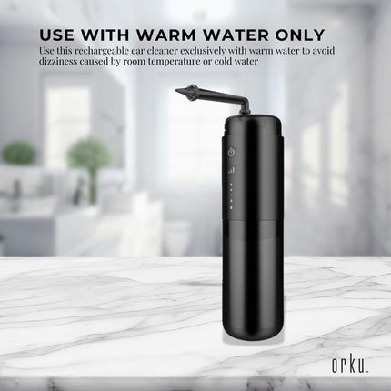 Electric Ear Wax Removal Cleaner - Portable Rechargeable Irrigator.