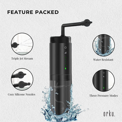 Electric Ear Wax Removal Cleaner - Portable Rechargeable Irrigator.