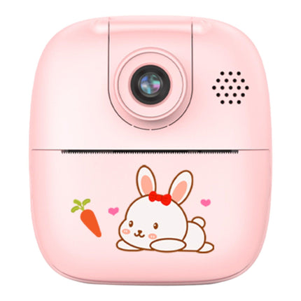 Kids Rechargeable Instant Print Camera Pink - Digital Thermal Photo Video MP3.