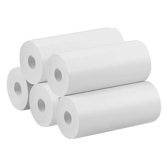 Social Hike 5 Pack Thermal Paper Camera Rolls - Instant Print Printer Refill.