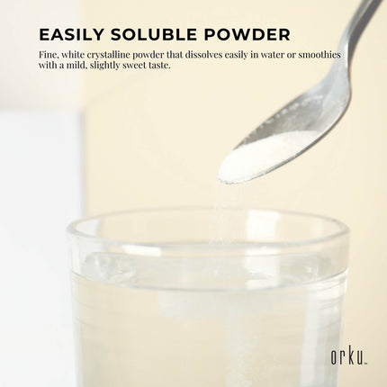Orku 800g Myo Inositol Powder Tub - USP Grade High Purity Unflavoured.