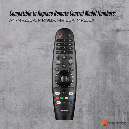 Tooleroo Smart TV Remote Control Replacement for LG Voice Magic 20GA 19BA 18BA.