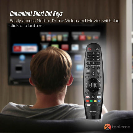 Tooleroo Smart TV Remote Control Replacement for LG Voice Magic 20GA 19BA 18BA.