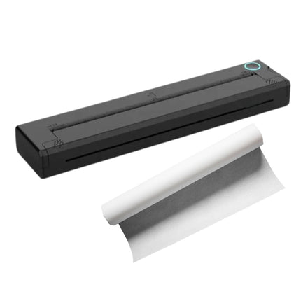 Tooleroo Portable A4 Thermal Printer Black + Paper Kit - Wireless and Inkless.