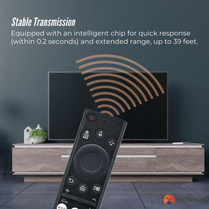 Tooleroo Smart TV Remote Control Replacement For Samsung Voice URC01910F.