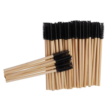 Miosh Eco Friendly Disposable Eyelash Mascara Wands Spoolies 50PCS.