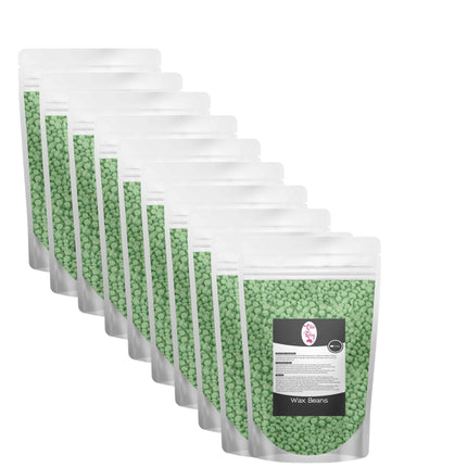10x 100g Wax Beads Aloe Vera - Brazilian Waxing Beans - Stripless Hair Removal.