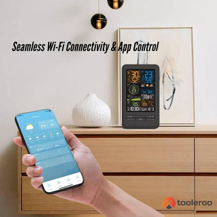 Tooleroo Weather Station 7-in-1 Professional Home Forecast Outdoor Sensor.
