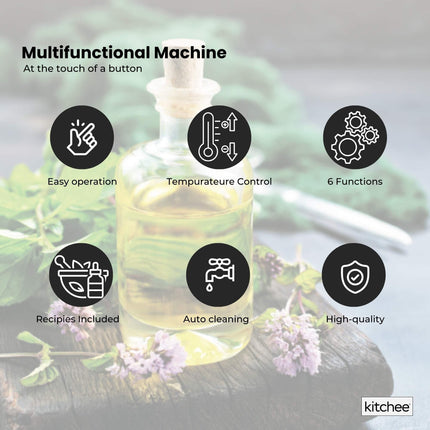 Kitchee Electric Butter Oil Herbal Infuser & Extractor + Decarboxylator Machine.