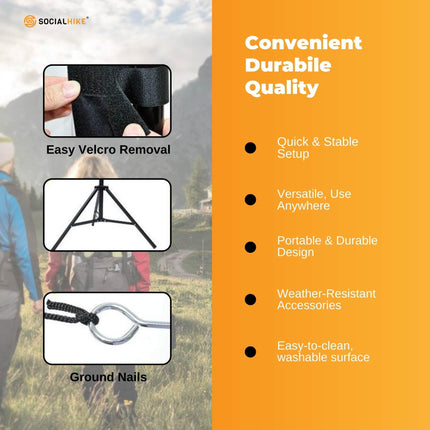 120” Portable Movie Projector Screen - Outdoor Indoor 16:9 4K Tripod Stand Case.