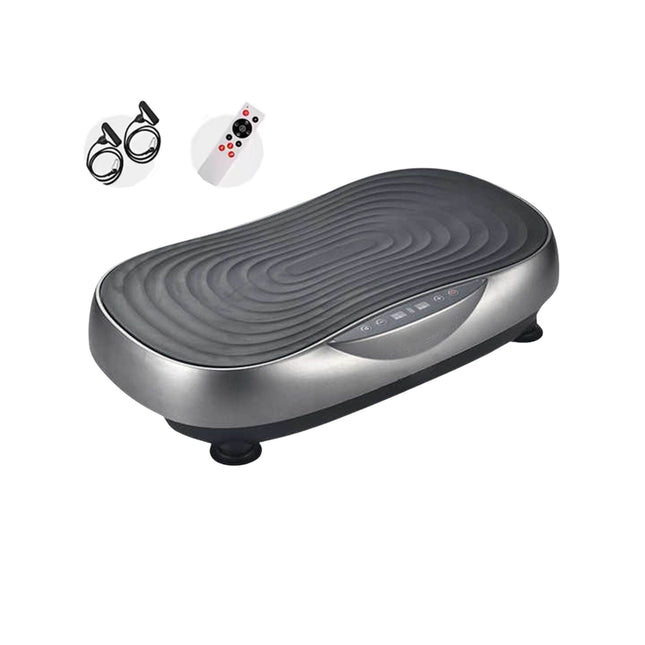 Social Hike Vibration Plate Machine - Vibrating Exercise Platform Grey.