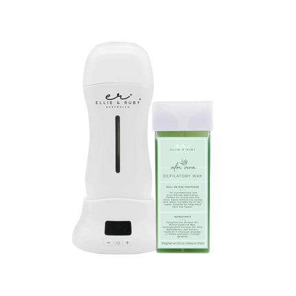 Ellie & Ruby 100ml Digital Wax Warmer + 100ml Aloe Vera Cartridge Pack.