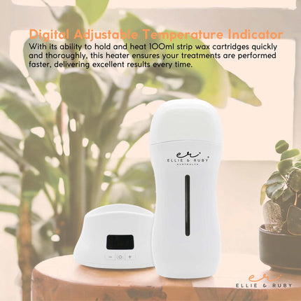 Ellie & Ruby 100ml Digital Wax Warmer + 100ml Aloe Vera Cartridge Pack.