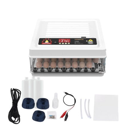 Automatic 130 Egg Incubator - Electric Digital Turning Chicken Quail Duck Hatching.