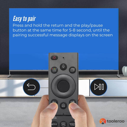 Tooleroo Smart TV Remote Control - Replacement For Samsung Voice BN59-01357F.