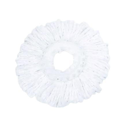 Kitchee Microfibre Mop Head Replacement for Kitchee Spin Mop - White Round.