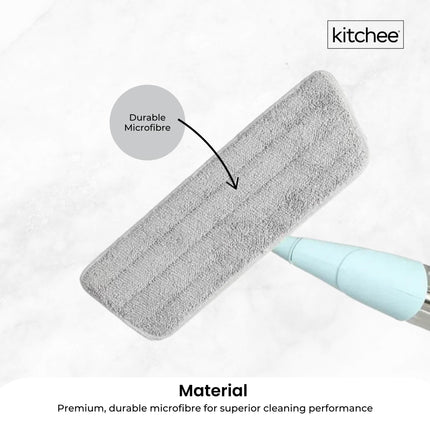 Kitchee Replacement Microfibre Mop Pad for Kitchee Refillable Spray Floor Mop.