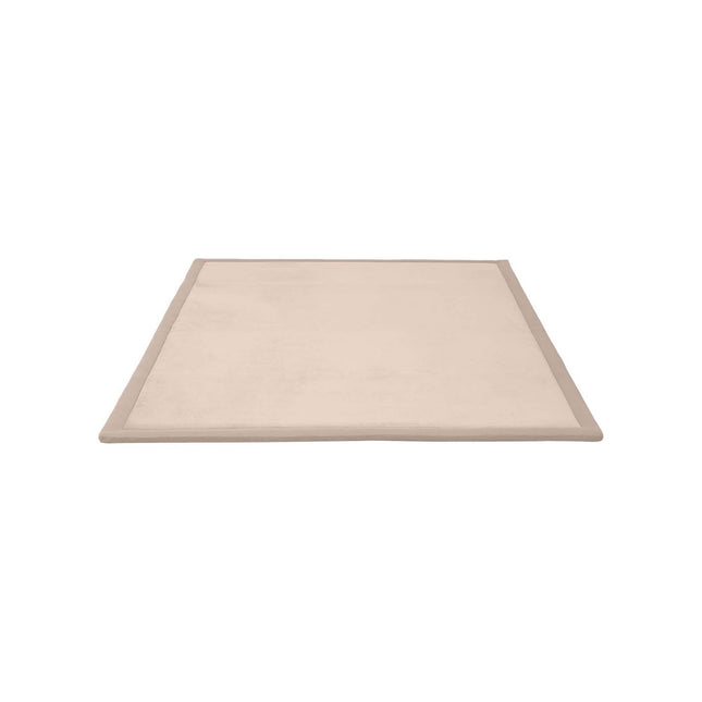 Kitchee Foam Floor Mat 200x200cm - Padded Thick Deep Soft Tatami Style Rug Cream.