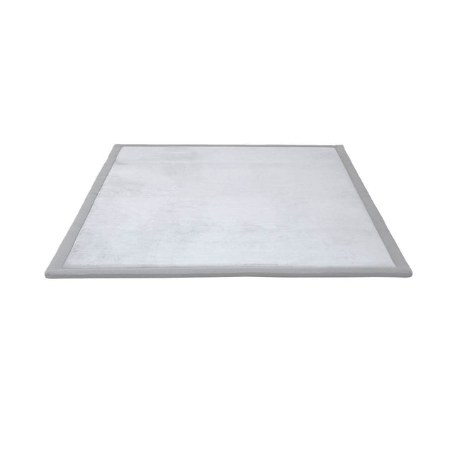 Kitchee Foam Floor Mat 200x200cm - Padded Thick Deep Soft Tatami Style Rug Grey.