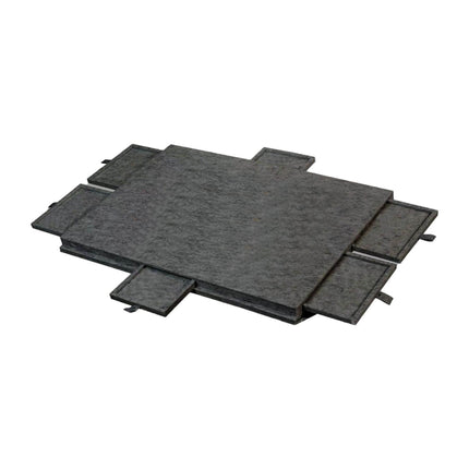 Social Hike Puzzle Board 1000 pcs - Felt Tilting Portable Cover + Drawers Grey.