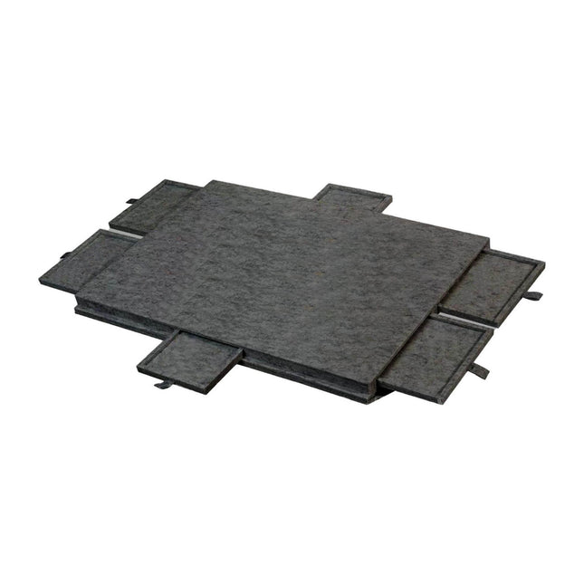 Social Hike Puzzle Board 1500 pcs - Felt Tilting Portable Cover + Drawers Grey.