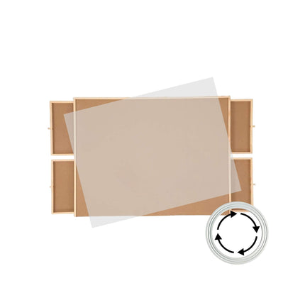Social Hike Puzzle Board 1000 pcs  - Rotating Tabletop with 4 Drawers and Cover.