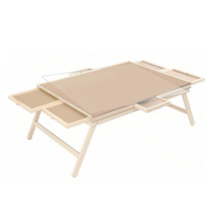 Social Hike Puzzle Board Table 1500 pcs - Folding Legs 6 Drawer with Cover.