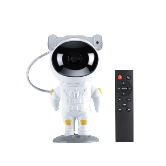 Social Hike Galaxy Star Projector - Colour LED Astronaut Night Light and Remote.