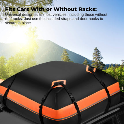 Social Hike 428L Car Rooftop Storage Carrier - Soft-Shell Waterproof Roof Bag.