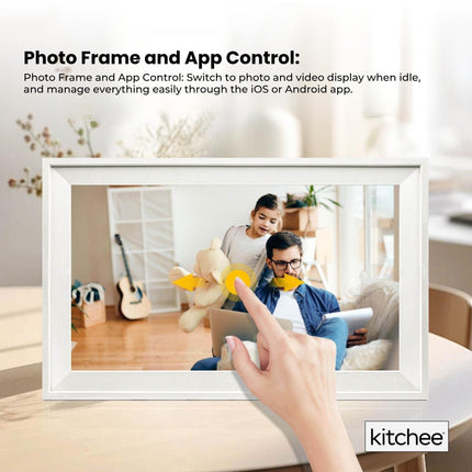 Kitchee Digital Calendar Smart Family Planner - 39.5cm Touchscreen Display White.