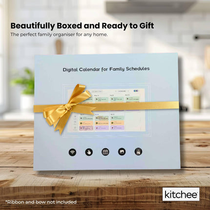 Kitchee Digital Calendar Smart Family Planner - 39.5cm Touchscreen Display White.