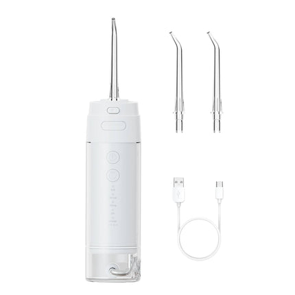 Orku Mini Water Flosser Rechargeable Portable Extendable Travel Oral Irrigator White.