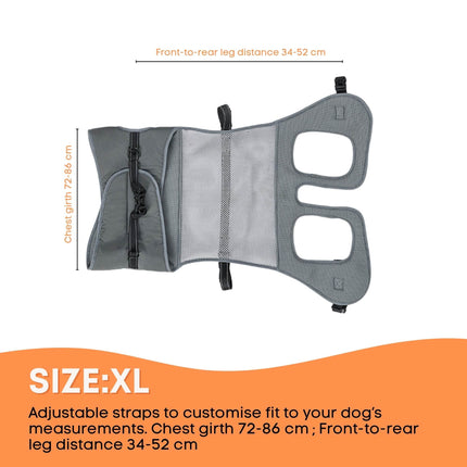 Rooster Farms Replacement Harness for Dog Wheelchair XL - Large Dogs Up to 45Kg.