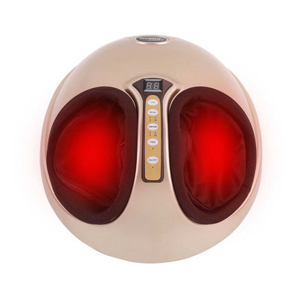 Orku 3D Foot Massager Machine - Home Heat Massage Kneading Air Compression Gold.