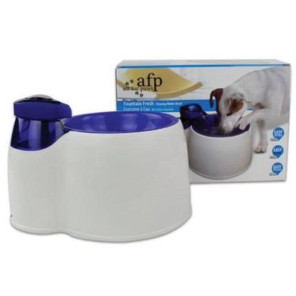 2L Fountain Fresh Pet Water Filter Bowl - Interactive Dog Cat Purifier.
