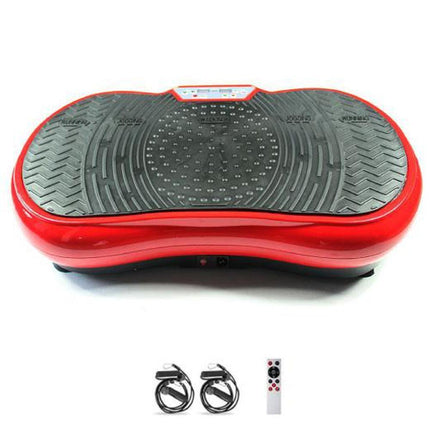 Social Hike Vibration Plate Exercise Platform - Vibrating Workout Machine Red.