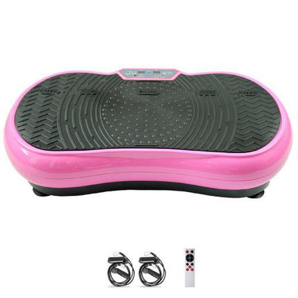 Social Hike Vibration Plate Exercise Platform - Vibrating Workout Machine Pink.