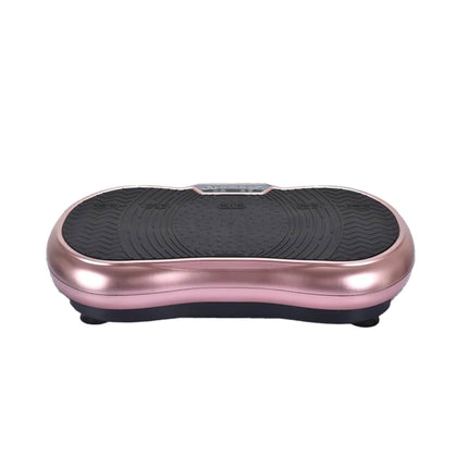 Social Hike Vibration Plate Exercise Platform - Vibrating Workout Machine Rose.