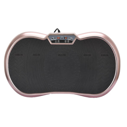 Social Hike Vibration Plate Exercise Platform - Vibrating Workout Machine Rose.